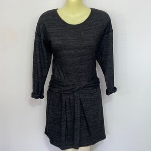 Isabel Marant Etoile Dress Charcoal Gray Mini Sweater Dress NWOT~Sz 0